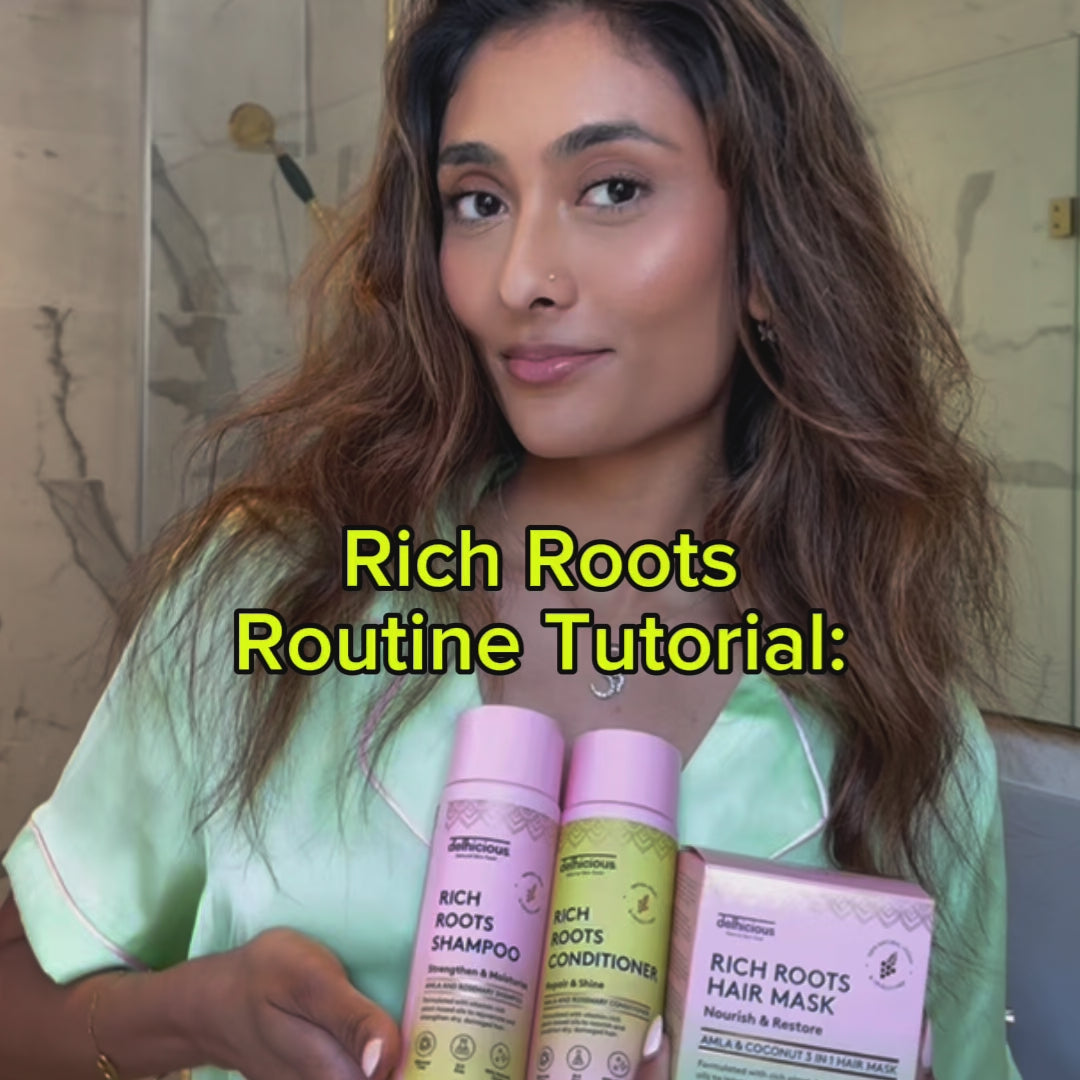 RICH ROOTS HAIRCARE STARTER KIT - SHAMPOO, CONDITIONER & 3-IN-1 MASK