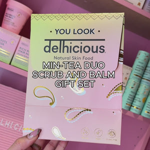 MIN-TEA DUO SCRUB & BALM GIFT SET